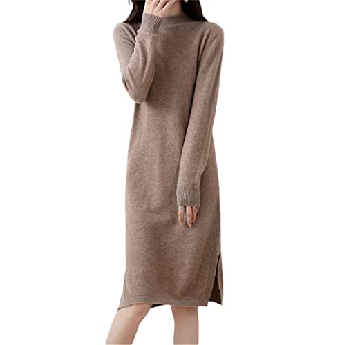 Robe pull longue pour femme en tricot chaud pour un style décontracté