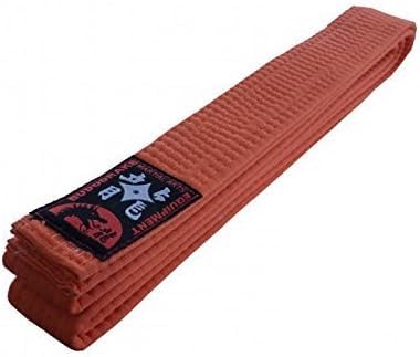 Budodrake Budo Cintura 240 cm Arancione per Karate...