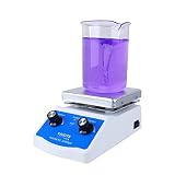 SH-2 Magnetic Hot Plate Stirrer with 1 Inch Stir Bar Maximum Capacity 1000ml Max 380°C/716°F 2000RPM