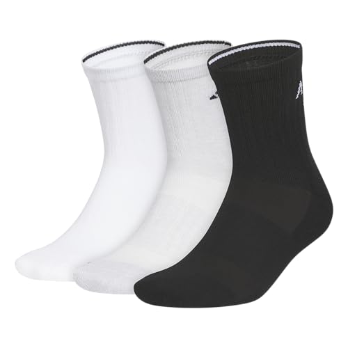 Image of adidas Cushioned Sport High Quarter Socks 3-Pairs Durable & Comfortable