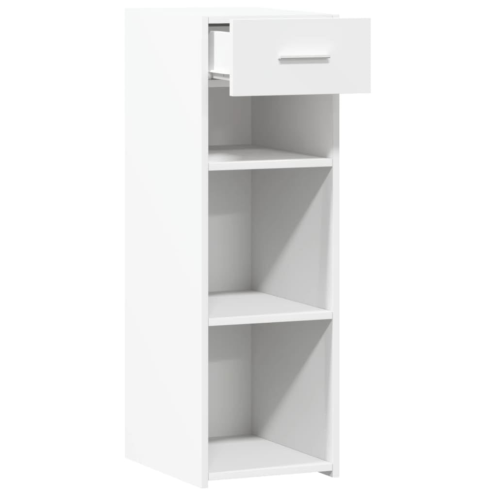 vidaXL Szafka, biała, 30x42,5x93 cm, materiał drewnopochodny