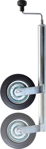 Stützrad Bünte für Anhänger mit 150 kg Tragkraft und Klemmhalter