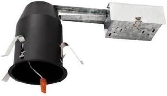 6 PACK Elco Lighting EL490RICA 4" Line Voltage Remodel Housing Type IC Airtight For LED Inserts- EL490RICA