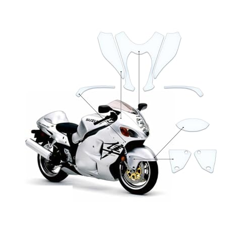 Film PPF moto anti-rayures en TPU mat compatible Suzuki GSX 1300R Hayabusa 1999-2007