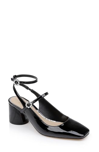 Image of Jewel Badgley Mischka Keilani Block Round Heeled Mary Jane
