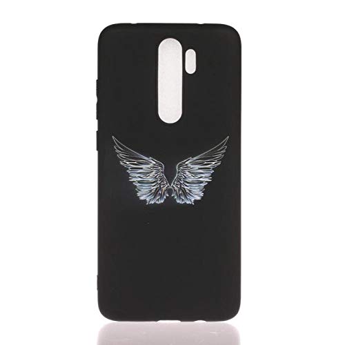 Bling Transparent Shockproof TPU Compatible with Redmi Note 8 Pro,Ultra Thin Slim Clear Crystal Soft Glitter Sparkle Rubber Flower Cartoon Flexible Silicon Bumper Protective Back Cover Case