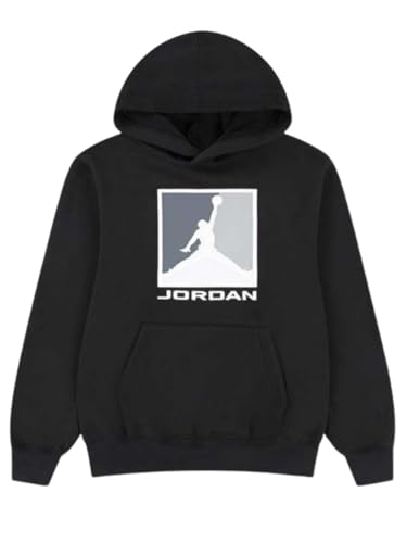 Nike Jdb MJ Ess Ft Baseline Po le sweat noir confortable qui ne rétrécit pas