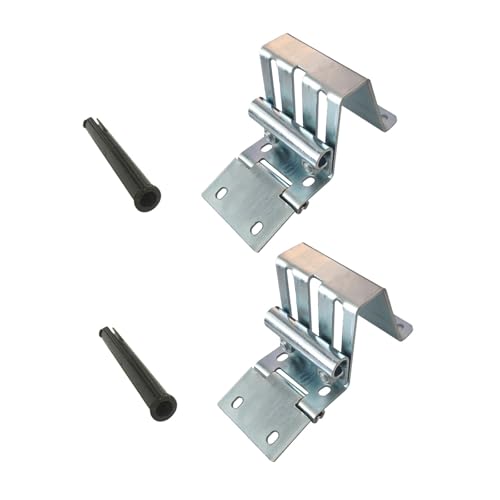 【Ampia compatibilità】: le staffe per rulli per porte da garage sono adatte a porte da garage automatiche, anti-pizzicamento, a nido d'ape e ingegneristiche.