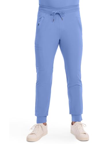 Cherokee Infinity Men's Jogger Pants with Drawstring Waist Mid Rise 5 Pockets Bottoms - CK004A