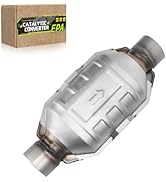 ECHO AUTOMILES 2.5 In Universal Catalytic Converter - 2.5 Inch Inlet/Outlet Universal Catalytic C...