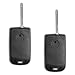 KeylessOption Keyless Entry Remote Fob Car Flip Ignition Key Replacement for Trailblazer Envoy (Pack of 2)