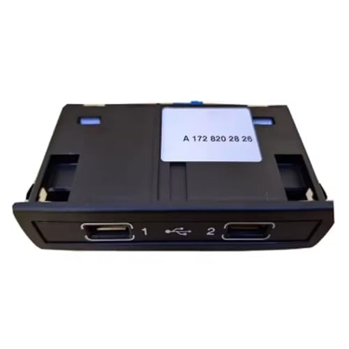 NNISIT 1728202826 Car USB Hub Connection Unit Connector Control Module Compatible with Mercedes Benz GL ML GLE E B CLA CLS