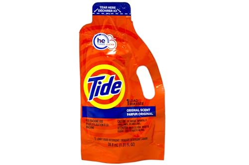 Tide Single Machine Load Original Scent Detergent Liquid - 24 per case. - image 1