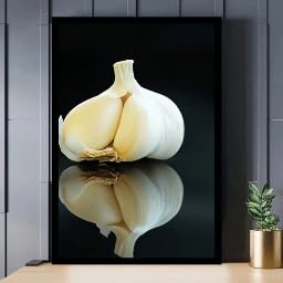 Impression sur toile ail de qualité supérieure pour salon moderne