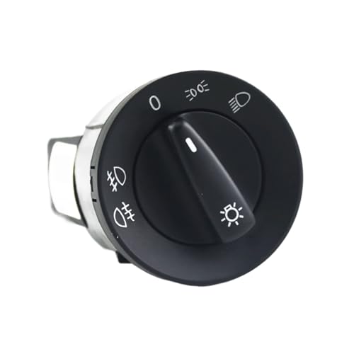 Interruptor de control de faros delanteros Bora MK4 1999-2004 con perilla de luces antiniebla
