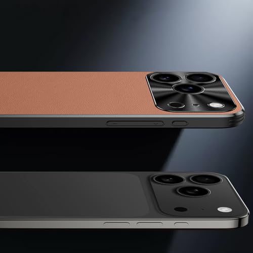 Étui en cuir pour iPhone 17 idéal pour le bureau avec sa protection mate anti-chocs - 4