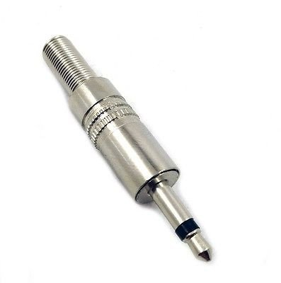Conector de soldadura Jack 3.5mm Mono TS Macho, pack 10 miniatura 2