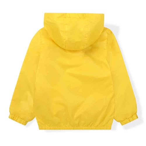 Image of SUNDAY ROSE Girls Windbreaker Jackets Lightweight Water Resistant Coat Outwear with Hooded for Kids