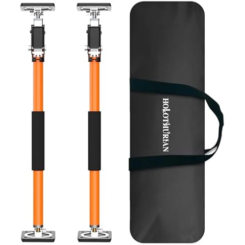 HOLOTHURIAN Cabinet Jack Support Pole, 27.5-49.2 inches Third Hand Tools Adjustable Support Pole, 3rd Hand Support System for Upper Cabinet Installation, 400 LB Capacity, 2-Pack Cover