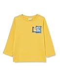 Statement-Print auf der Front s.Oliver Junior Jungen T-Shirt Langarm Yellow 116