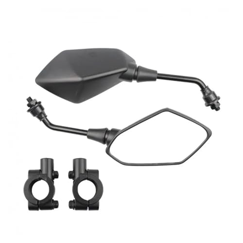 Espejo retrovisor convexo de moto lateral universal con perno de 10mm 1