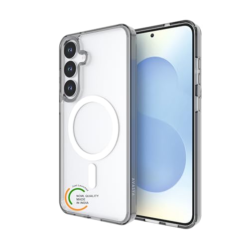 Image of Case for Samsung Galaxy S25 Plus with Mag-Safe, [Anti-Yellowing Technology] [Military Grade Drop Protection] Shockproof Slim Hybrid Phone Case for Samsung Galaxy S25 Plus 5G - Steel Grey