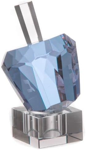 3.5 in. Diamond Solitaire Dreidel Crystal Clear