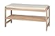WENKO Schuhbank mit Sitzpolster Acina, hochwertiges Schuhregal für bis zu 4 Paar Schuhe aus natürlichem Akazienholz ökologisch FSC® Zertifiziert, Schuhschrank & Sitzbank, 90 x 45 x 34 cm