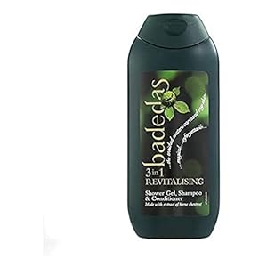 Badedas 3 in 1 Revitalising bath product enriched with natural moisturisers Shower Gel, Shampoo and Conditioner for a luxurious shower experience 200 ml