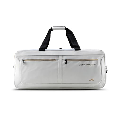 Image of Hundred Power Play Kit Bag | Spacious Raquet Sports Kit Racket Bag with Large Compartment for Badminton and Tennis Rackets, Shoes & Gear - Ideal for Sports, Gym & Travel | Unisex Design