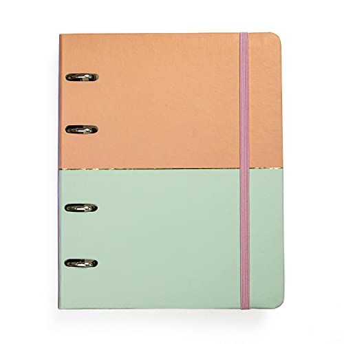 Cicero Caderno Criativo Office Duo Argolado Pastel Block Pautado & Pontado A5 Color