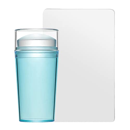 Carimbo de Unhas Transparente - Carimbo de unhas de geléia de silicone transparente | Ferramentas pa