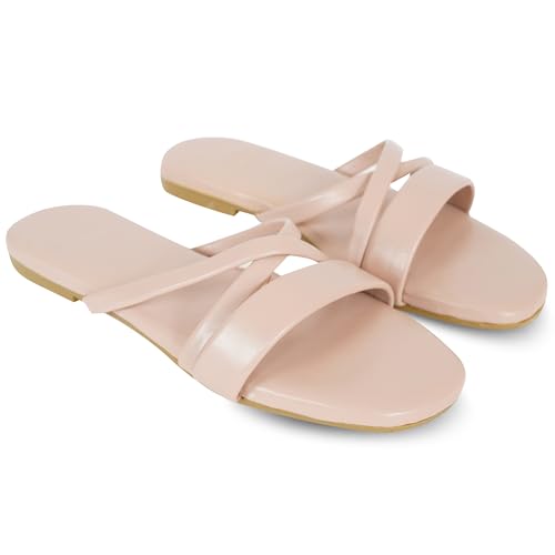 Image of DFR Women Casual Cushioned Flat Slippers Woman