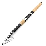 5. Vielseitig einsetzbar - egal ob Forelle, Barsch oder große Fische im Fluss, oder Angeln am Dock oder Offshore, es ist eine hochwertige Angelrute. Es ist sehr geeignet als Geschenk für Vater, Freund, Verlobte und Ehemann. Sie können Wochenendwanderungen und Rucksacktouren mit Ihrer Familie genießen!