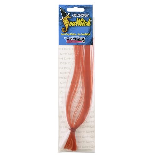 C&H Lures Sea Witch Saltwater Fishing Lure Nylon Skirt White/Red 1/4 oz
