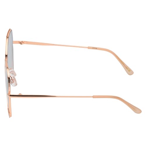 TAHARI Women's Square-Metal Butterfly Sunglasses3