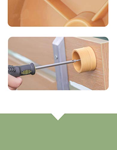 Miwaimao Headboard Stoppers For Adjustable Bed - Headboard Stabilizer Stoppers Bed Wall,Adjustable Threaded Bed Frame Anti-Shake Tool For Bed,Easy Install (Color:wood Color,Size:2 × Small) #TOP5