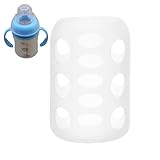 Wasserflaschenhalter S - Silikon Nicht -Schlupfabdeckung für Anti -Bruch, Komfortgriff mit Fütterungsfunktion, Ärmel für Außenreisen, Kindergarten, Auto, Hausgebrauch, weiches flexibles Silikon, 6x3 Z