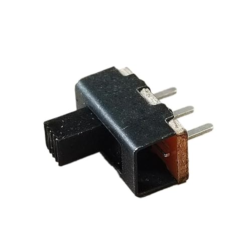Interruptor deslizante SS12F17 1P2T con palanca de 4mm y 3 pines para encendido