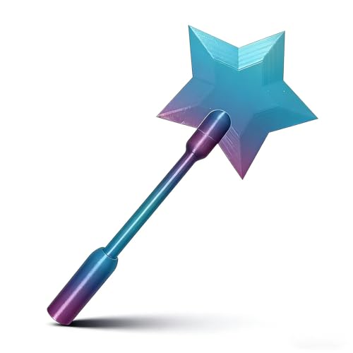 3D Printed Credit Card Wand Tap to Pay Gift Card Holders Magic Fairy Pay Wand Starlight Magic Wand Tap-to-Pay Card Holder Fun Unique Creative Gifts (Blue)