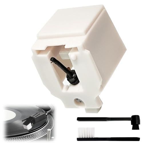 ATN3600L Record Player Needle Replacement, Vinyl Phonograph Turntable Stylus with 2 Cleaning Brush Compatible with Audio-Technica AT-LP60X AT-LP60XBT AT-LP60XBT