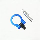 Tow Hook，ractive Front Tow Hook，Trailer Hook，Trailer Hook for Euro Cars，Aluminum Alloy Material，Car Modification Parts (Blue)