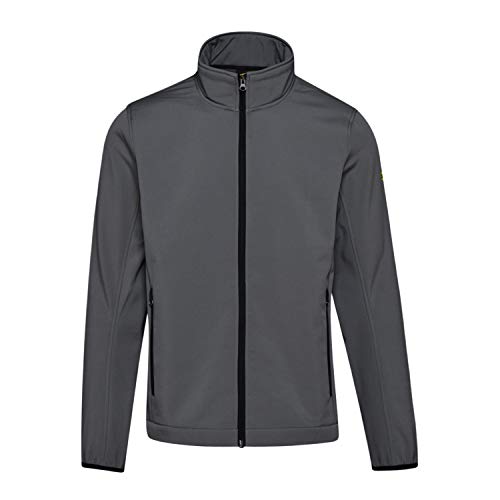 Diadora Softshell Level Litework Giacca, 75070 Grigio Acciaio, L Unisex-Adulto