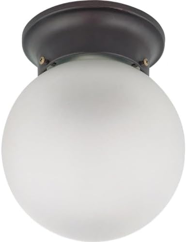 Nuvo 60/6012 One Light Flush Mount, Bronze/Dark
