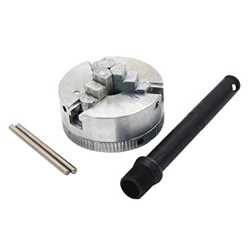 ZbdAFCbi Rigidoupling, Lathe Chuck for Woodworking,Woodworking Three Jaw Chuck 10-35mm Resistant Tools High Precision Industrial Small Lathe with Alloy M12 Wood Lathe Control Panel
