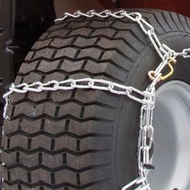 Maxtrac Snow Blower/Garden Tractor Tire Chains, 4 Link Spacing, Steel, Pair - Lot of 4