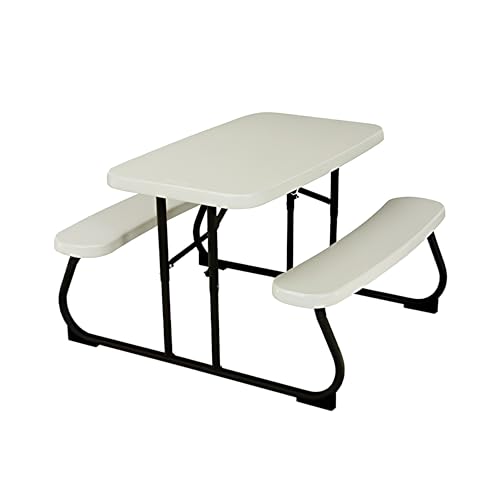 LIFETIME 2.7 ft (0.83 m) Folding Picnic Table - Beige
