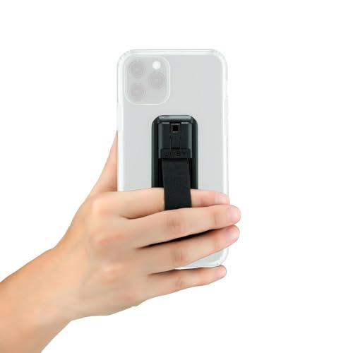 JOBY FreeHold, Smartphone-Halterung, Universalhalter, mit elastischem Fingerring, für Smartphones, für Vlogging, Live-Streaming, Content Creation, Tik Tok