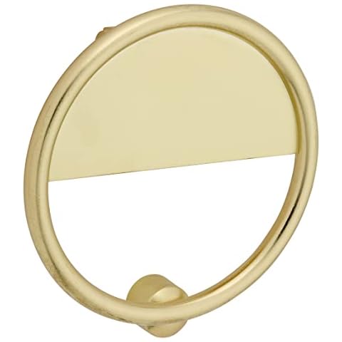 National Hardware Cooper Door Knocker in Brushed Gold Cover