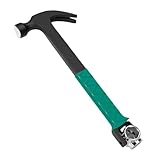 Opatiny Klauenhammer, Klimaanlagen-Installation mit 4 Stecknussgrößen (14171922 mm), Kopf aus Karbonstahl und V-förmigem Nagelabzieher, HVAC und Reparaturarbeiten